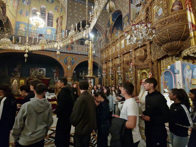 Θεία Λειτουργία για τους εξεταζομένους μαθητές από τον Μητροπολίτη Δράμας